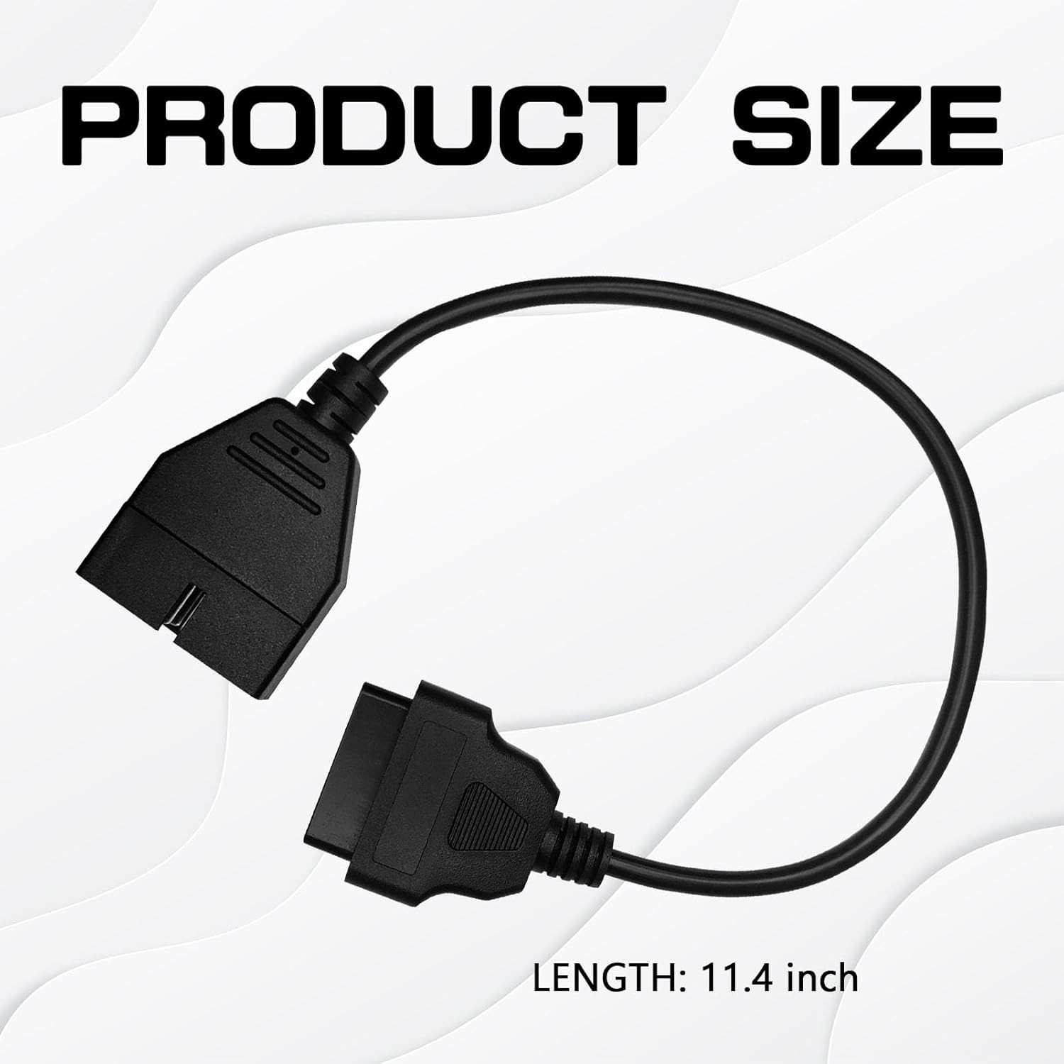 OBD1 Scanner, to OBD2 GM Adapter, OBD 1 Scanner Cable Code Reader Black