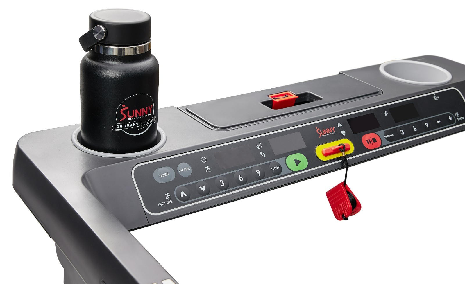 Fully Assembled Smart Treadmill One Click Quick Button Auto Incline Cushion Deck