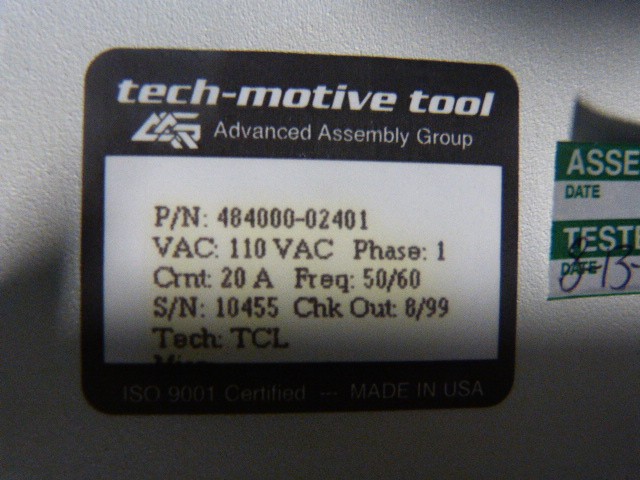Tech Motive 484000-02401 CS4000 Torque Tool Controller 110VAC USED