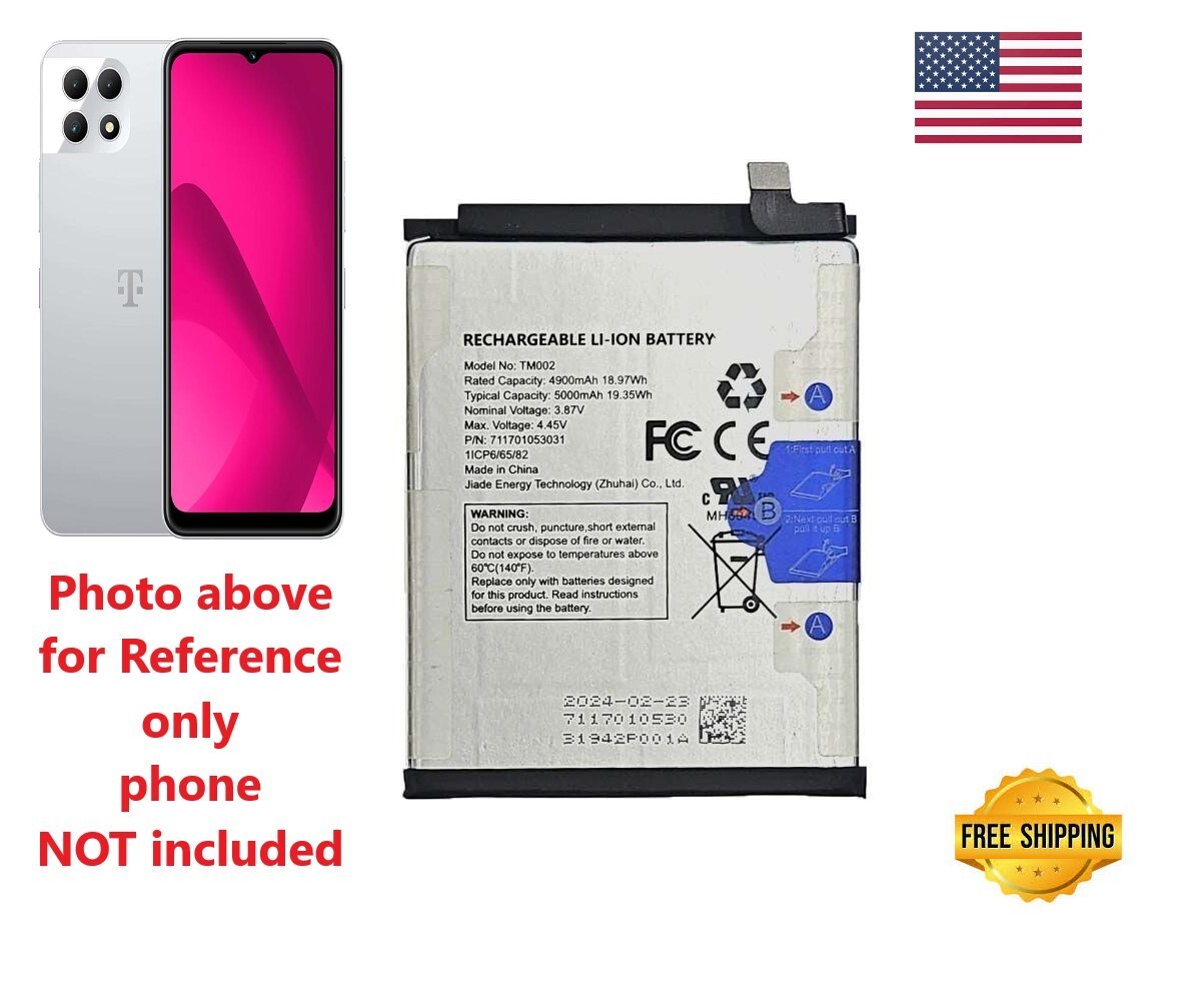 Replacement Battery for T-Mobile Revvl 7 TM002 Phone 2 5G TMRV075G Revvl 7 Pro