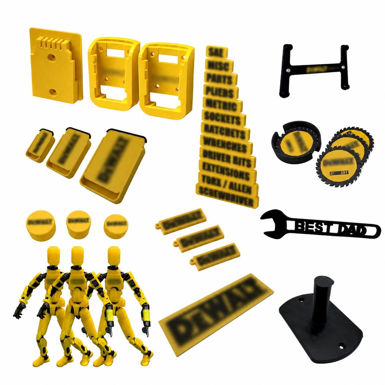 DeWalt Compatible Ultimate Garage Organizer Father Day Tool Wall Workshop USA