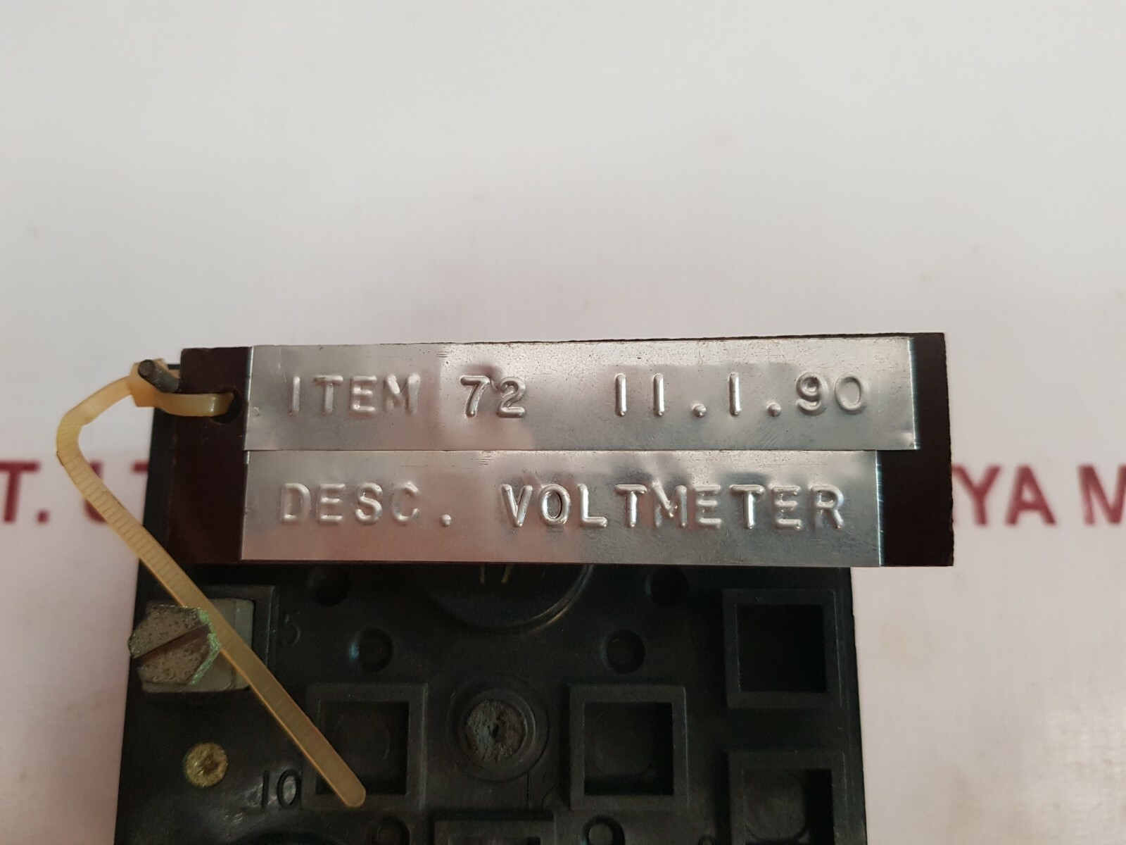 Crompton 244-02vg voltmeter 0-500v