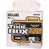 WIPERS POP-UP 135CT WHITE 9.5"X16.5" Z300 8 Boxes SEL-2020002