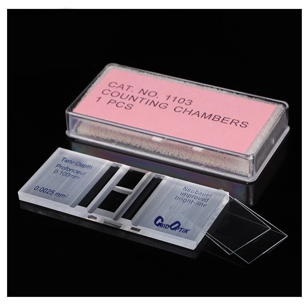 Cell Counting Chamber，Hemocytometer Neubauer Improved Blood Counting Chamber ...