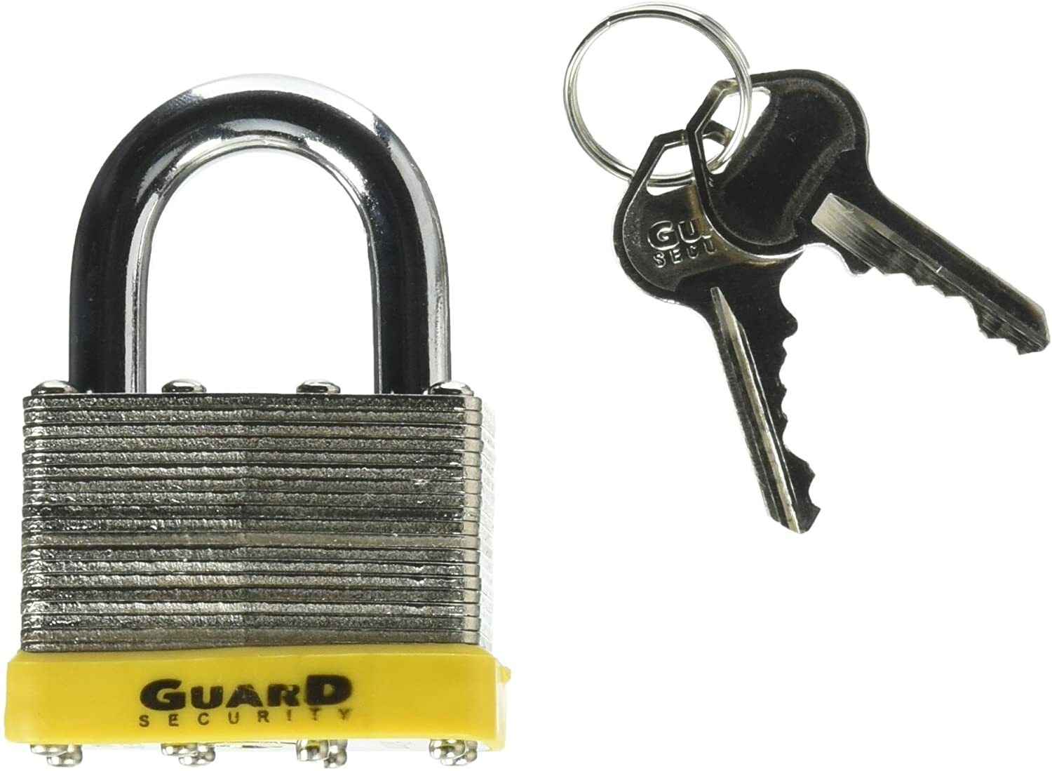 4 x Guard Security 55118 Padlock Laminated Case Hardened Steel
