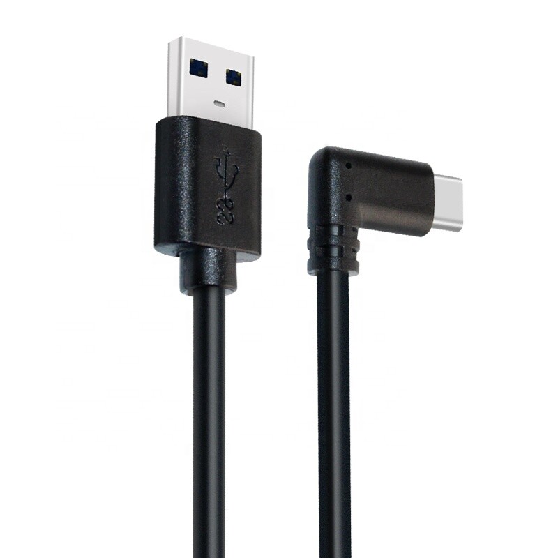10ft Link Cable for Oculus Quest 2/3 Type-C Right Angle to USB A Charging Cord