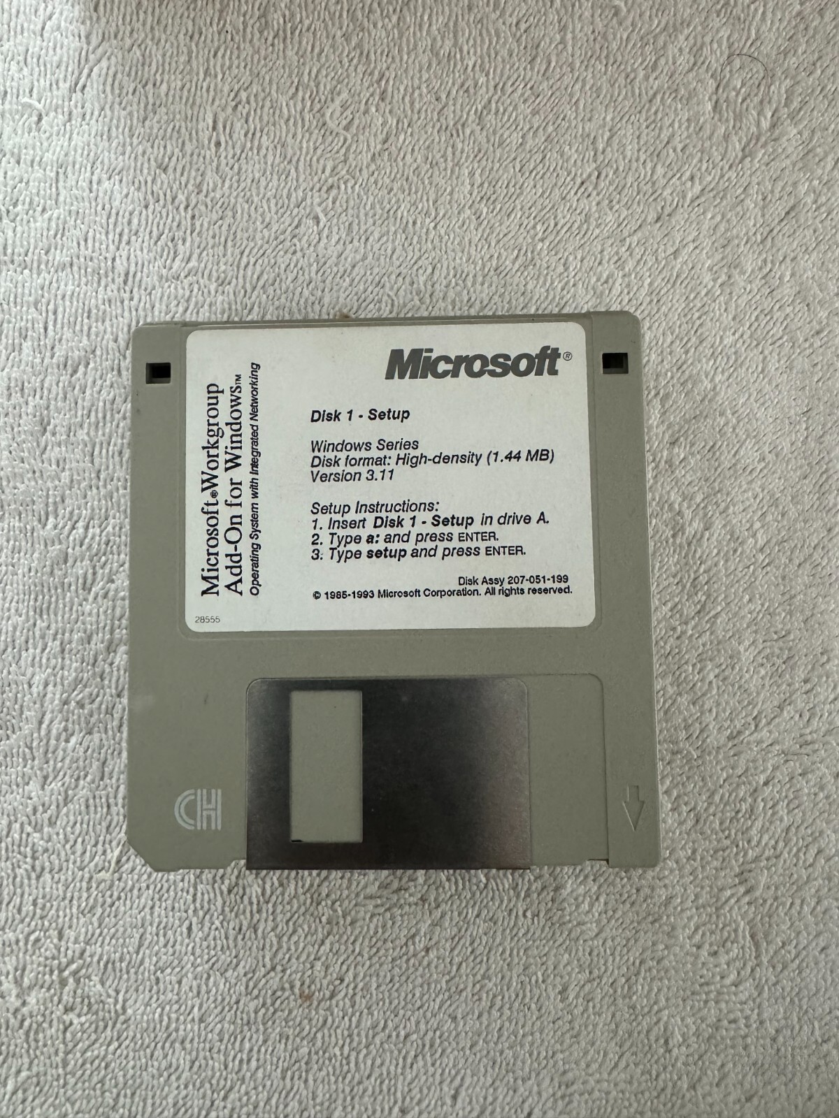 Microsoft Workgroup Add-On for Windows - 8 Floppy Disk Set!!!