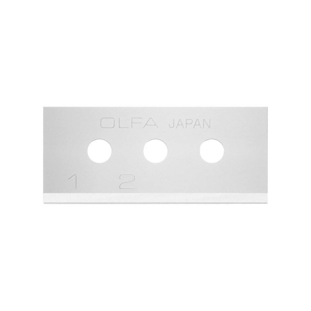 OLFA SKB-10/10B Single Edge Utility Blade,17.8mm W,PK10 6ZTL3