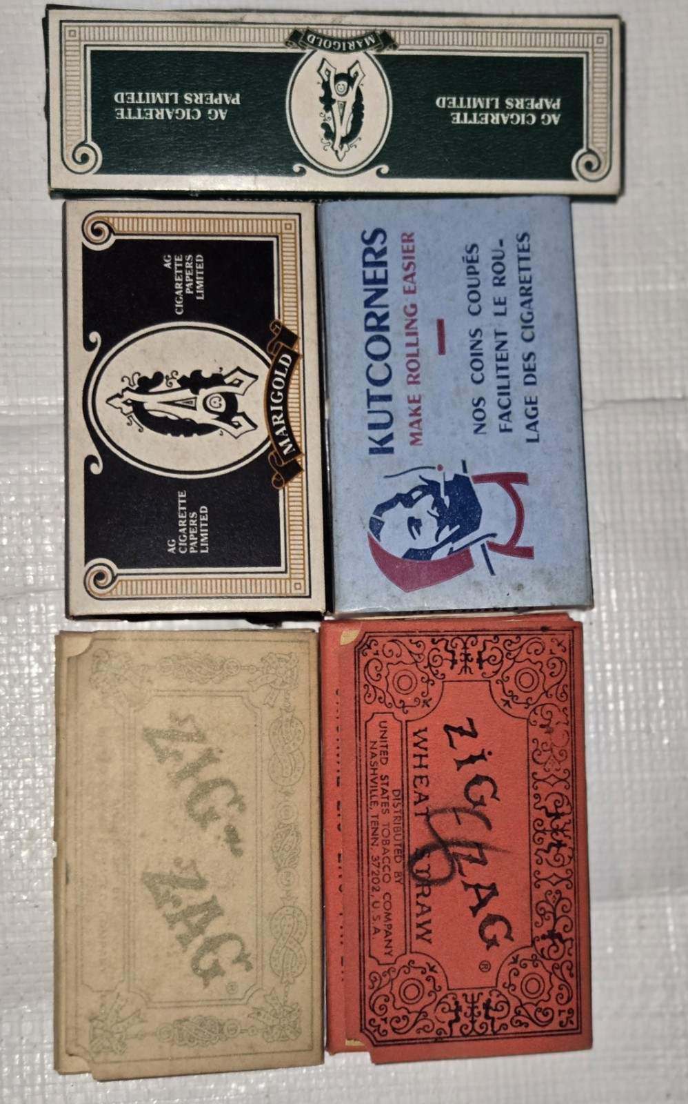 Vintage Cigarette Rolling Papers Collection