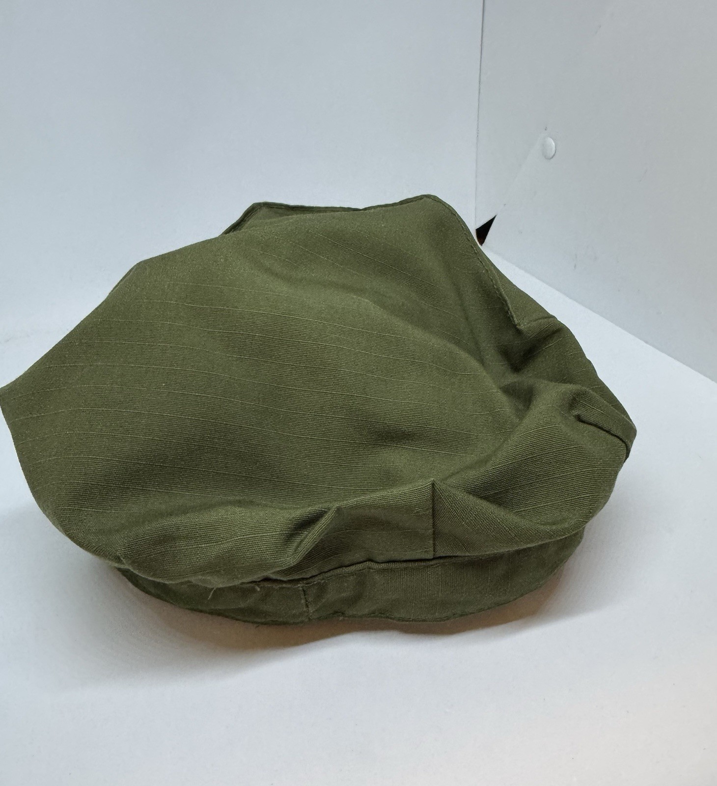 Vintage USMC Marine 8 Point Utility Cap Green Field Hat Cap Size Medium