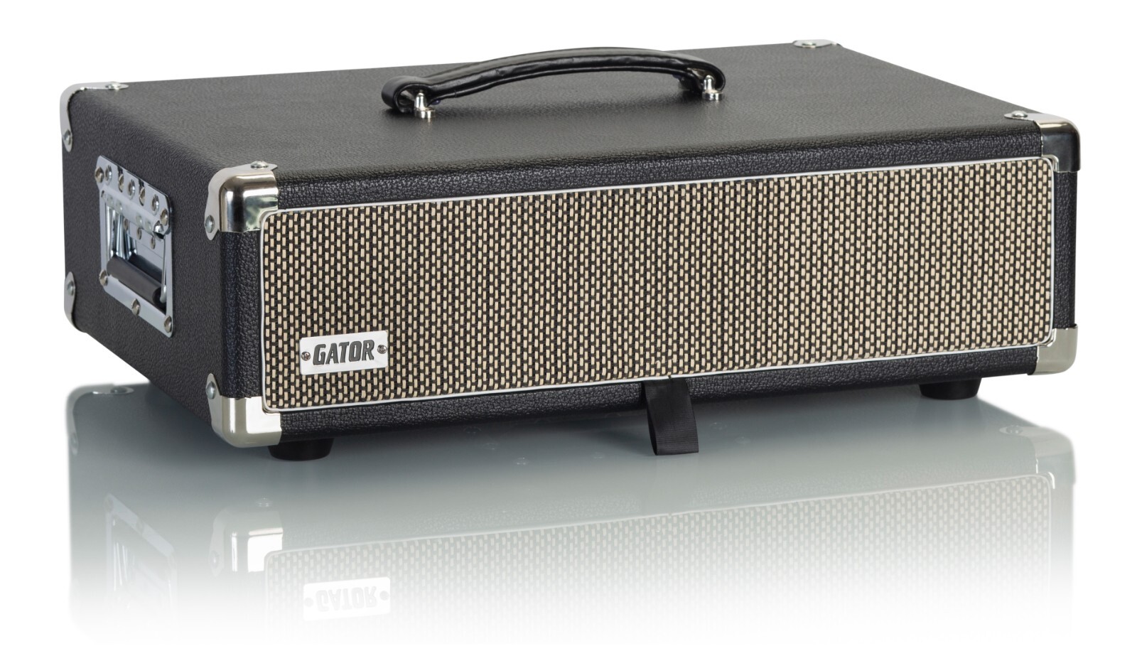 Gator Cases Retro Series Vintage Amp Rack Case; 2U Black (GR-RETRORACK-2BK)