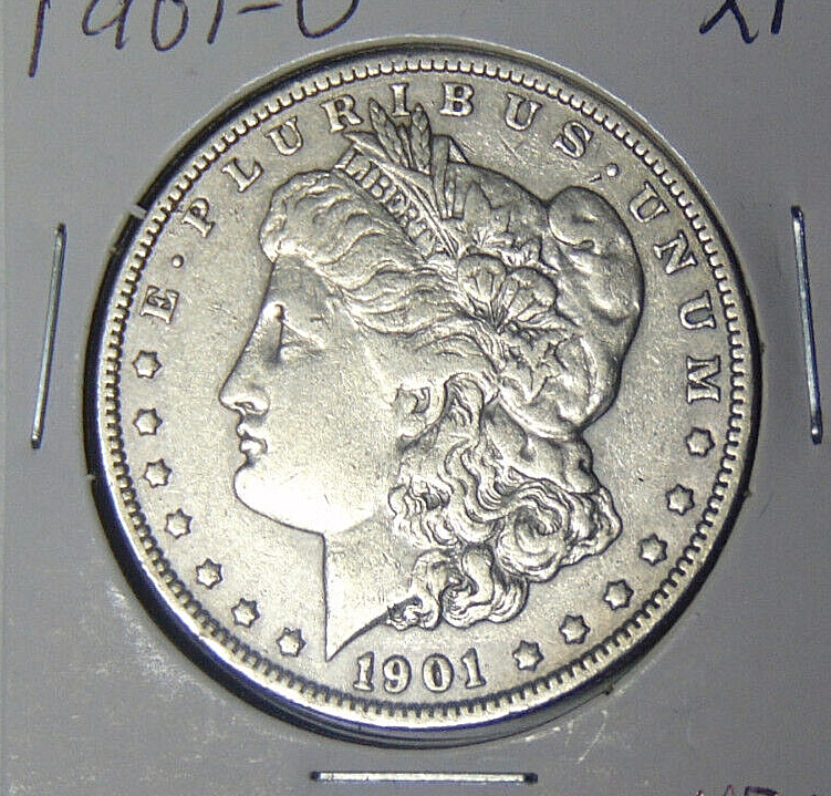 1901-O Morgan Silver Dollar XF Cleaned New Orleans Mint (12.124)