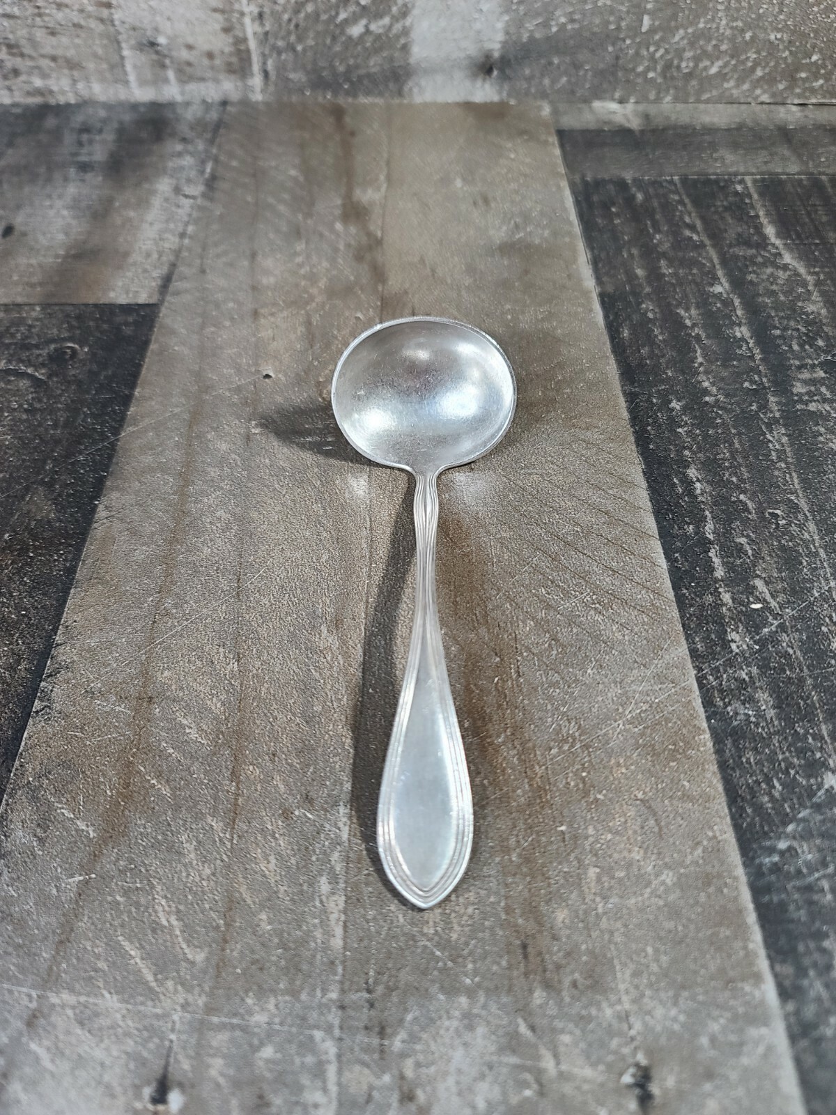 ALVIN ANTIQUE c1909 LEXINGTON SILVERPLATED GRAVY LADLE 5.5in