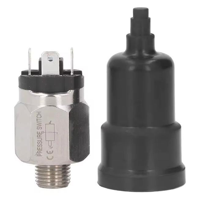 Adjustable Pressure Control Switch NO/NC 1/4" NPT Stainless Steel 15-145 psi