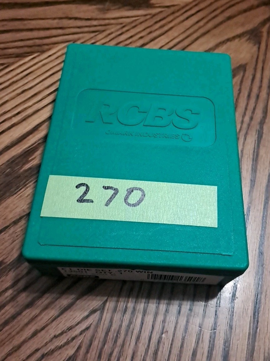 RCBS .270 Win Reloading F L Die Set #13501