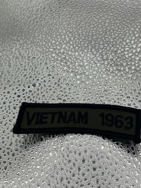 1963 Vietnam Campaign Service Combat Veteran 3.5" x 1" Sew On Patch