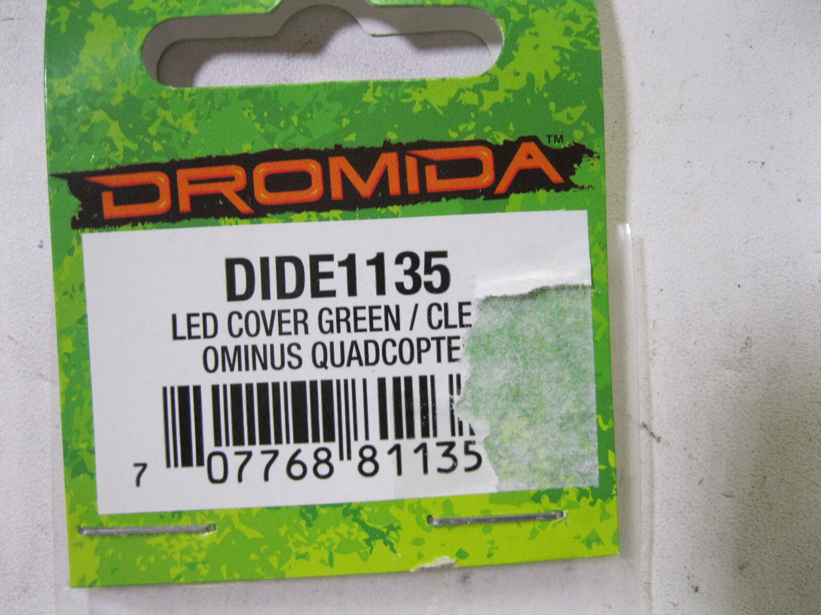 DIDE1135 GREEN/CLEAR LED COVERS (OMINUS)