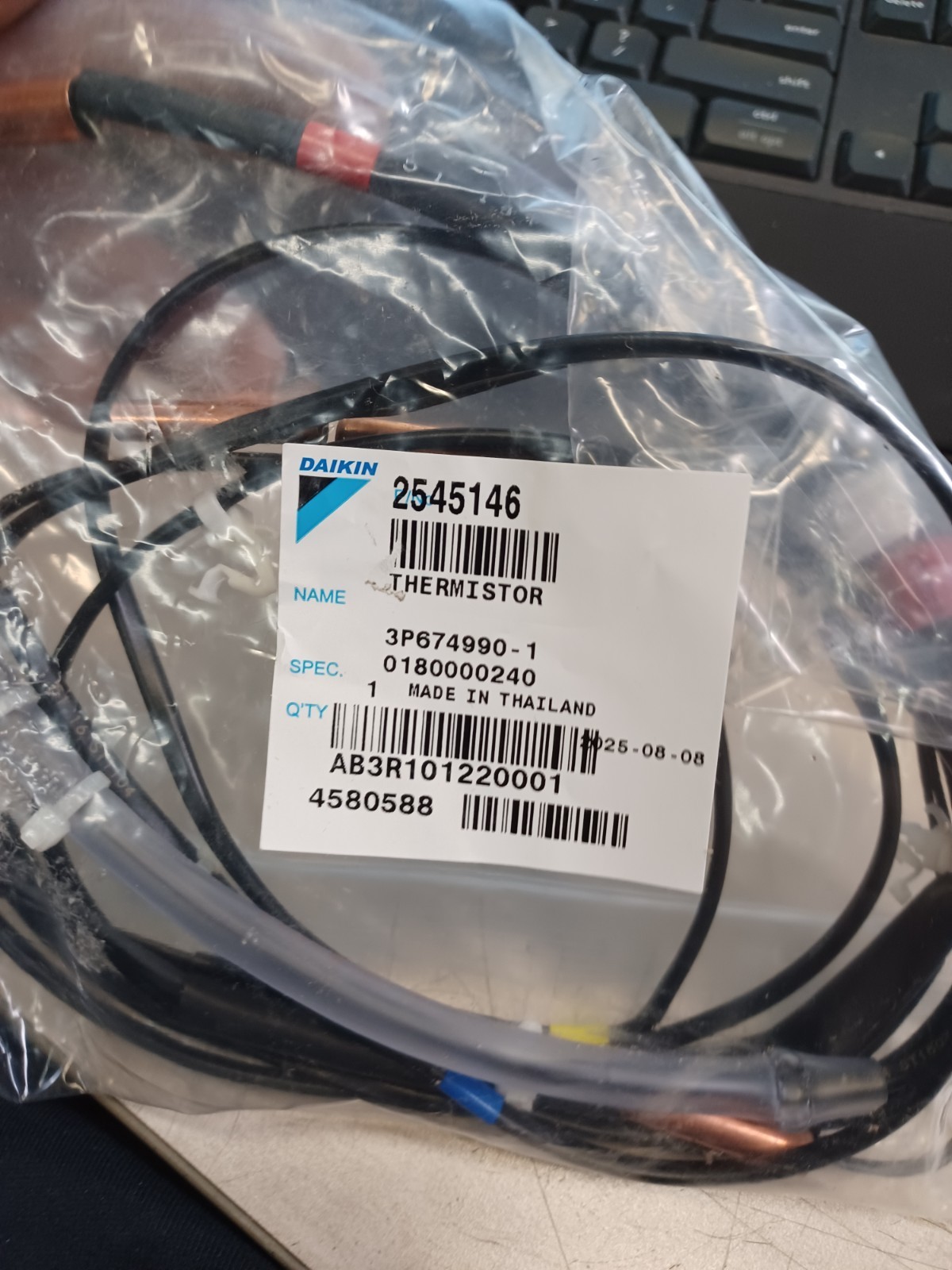 Daikin 2545146 Thermistor 25/08/08