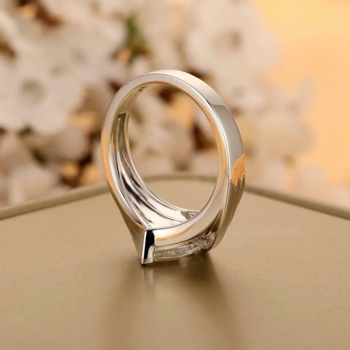 White Diamond 2.60 Ct Marquise Cut Lab-Created Wedding Ring 925 Sterling Silver
