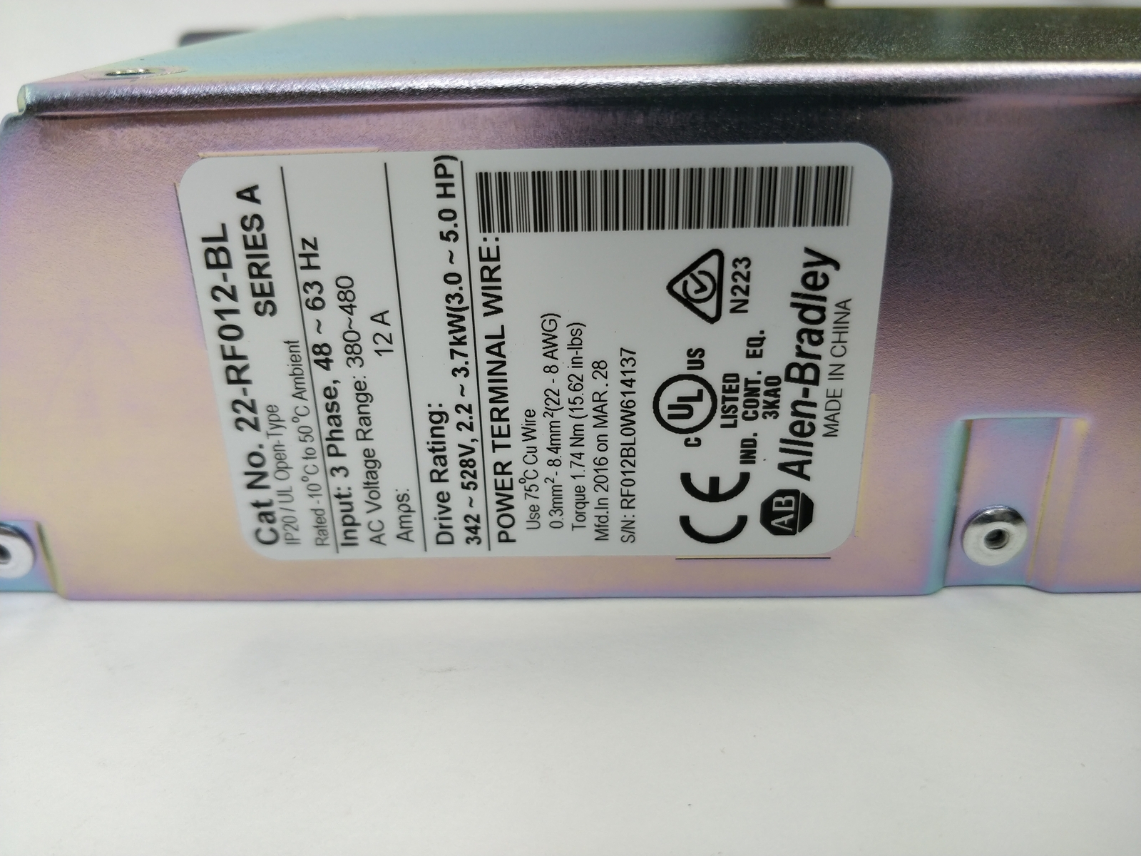 Ab 22-Rf012-Bl Ser.:A *New in box*