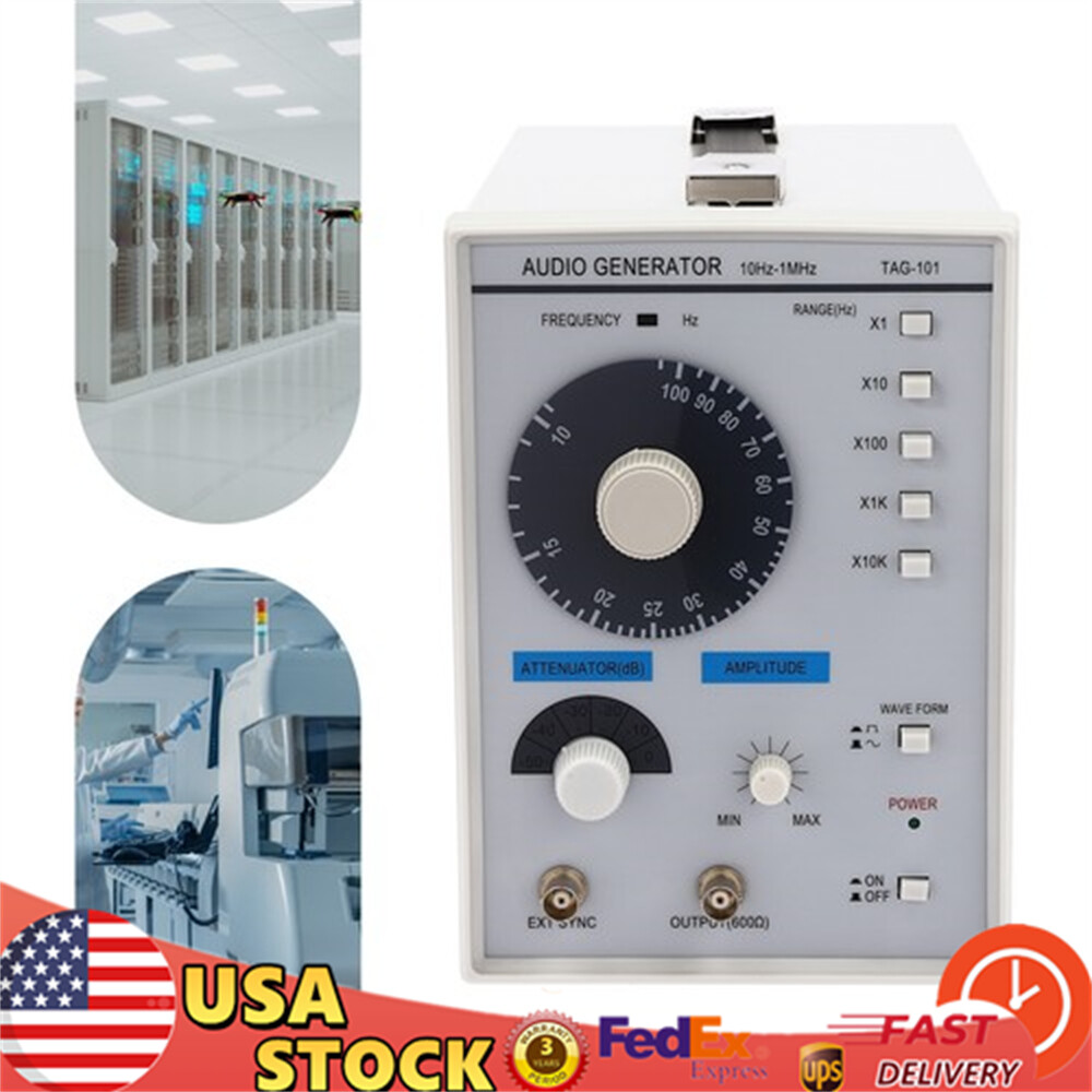TAG-101 Audio Signal Generator Low Frequency Signal Source 10Hz-1MHz