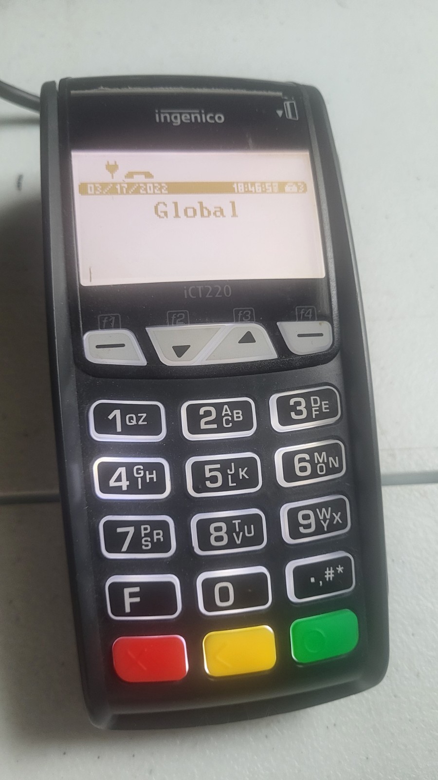 Ingenico Payments Credit Card Reader Payment Machine