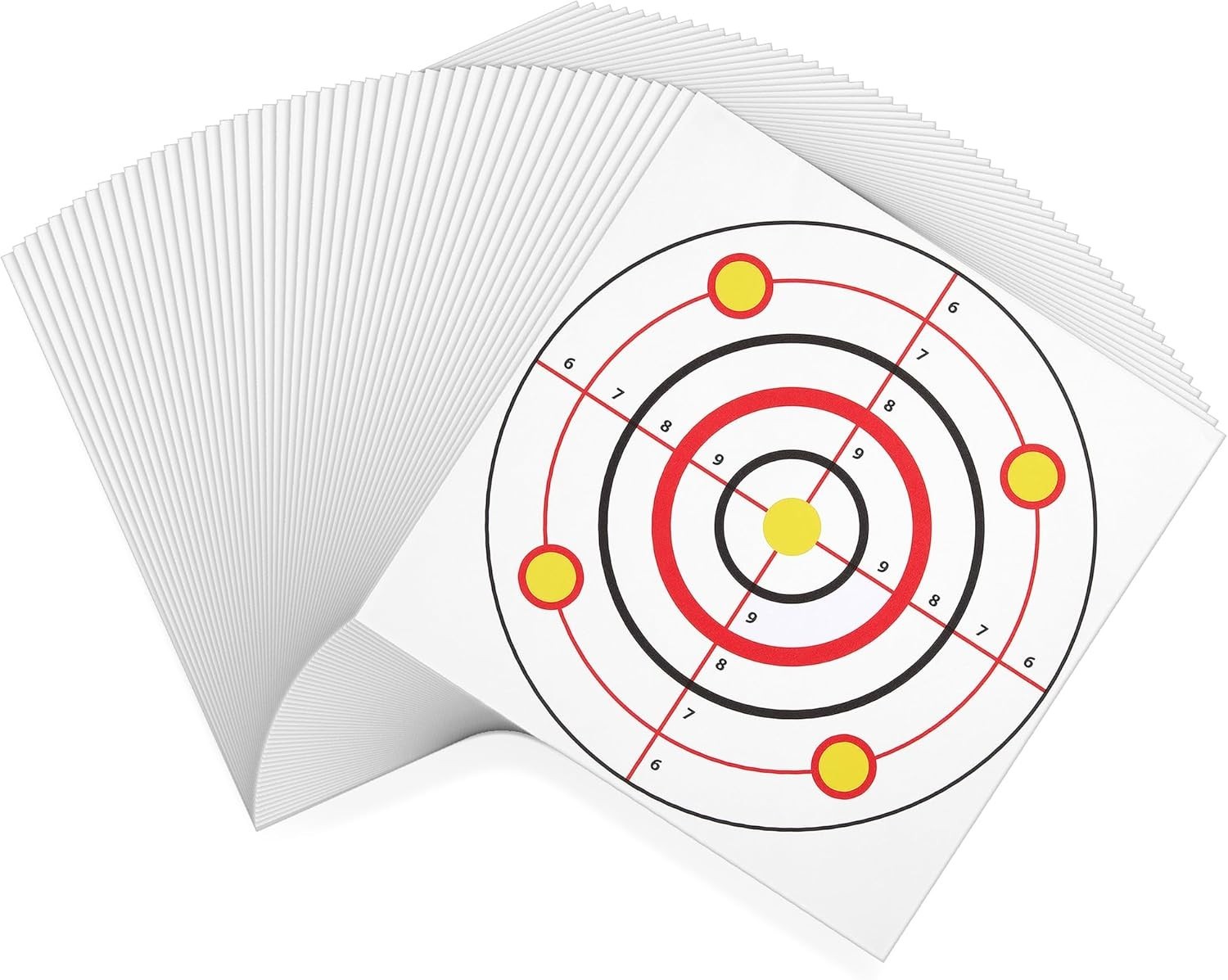 50 Pack Paper Shooting Targets for Range - Paper Targets for Hunting, Archery