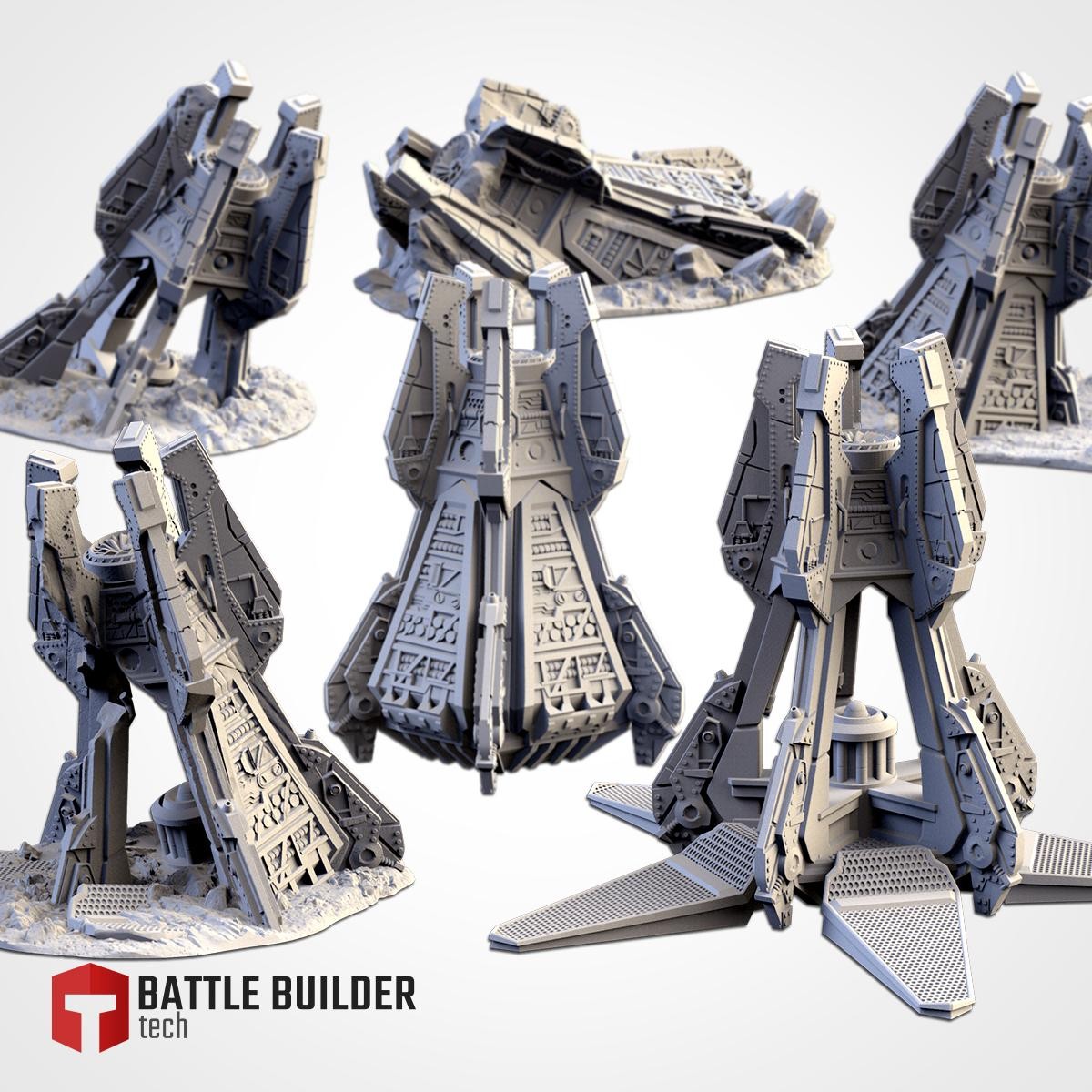 Tabletop Wargaming Terrain - Landing Capsules