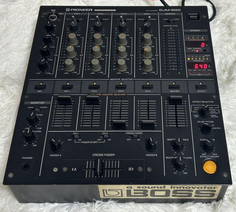Pioneer DJM-500 DJ Mixer 4-Channel Performance Mixer Tested from Japan