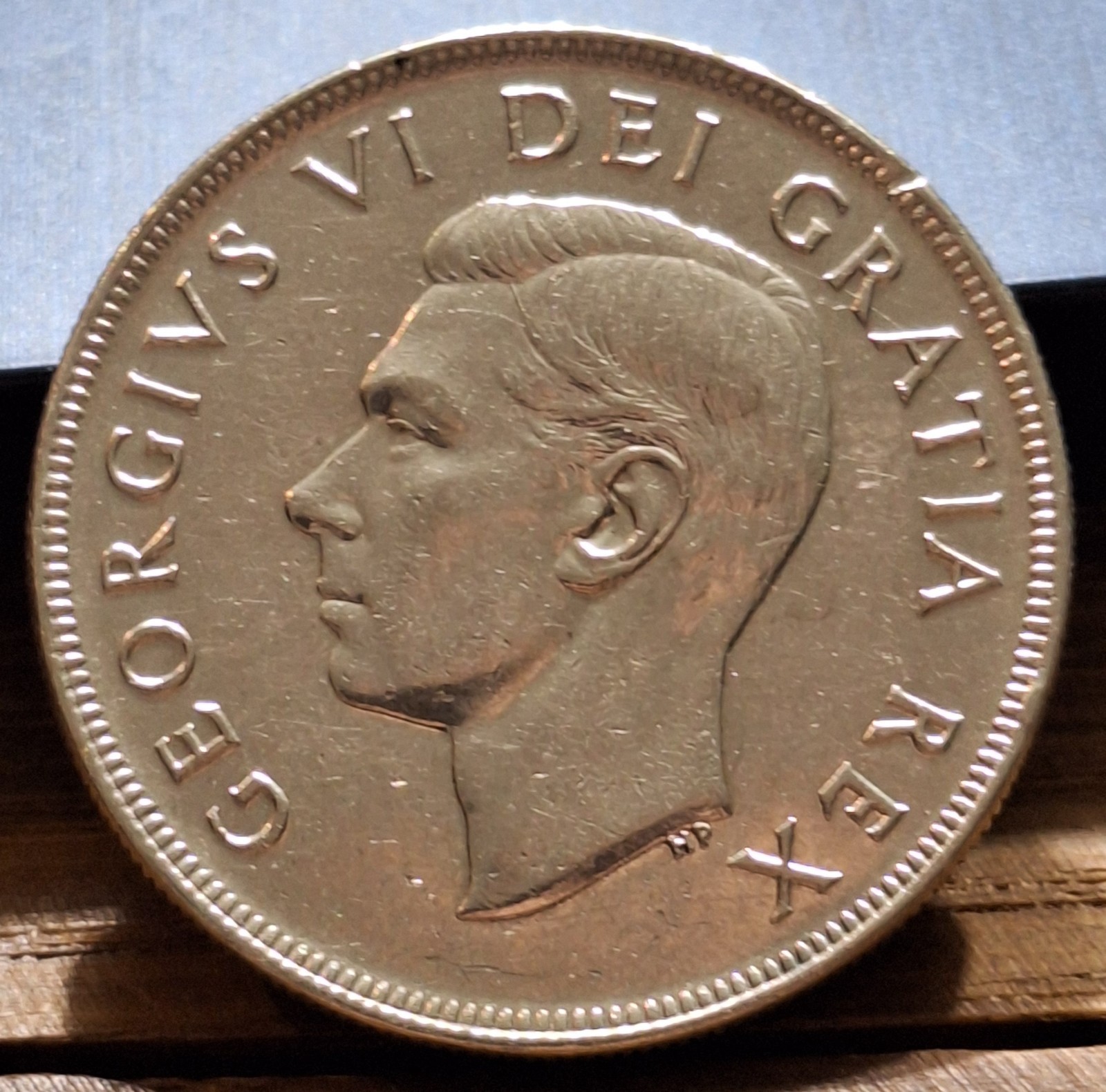 1952 CANADIAN SILVER DOLLAR GEORGE VI