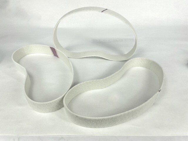 Pack of 3 BLUEROCK 1-1/2 Inch X 30 Felt Polishing Belts 1.5"x30" fits 626323000