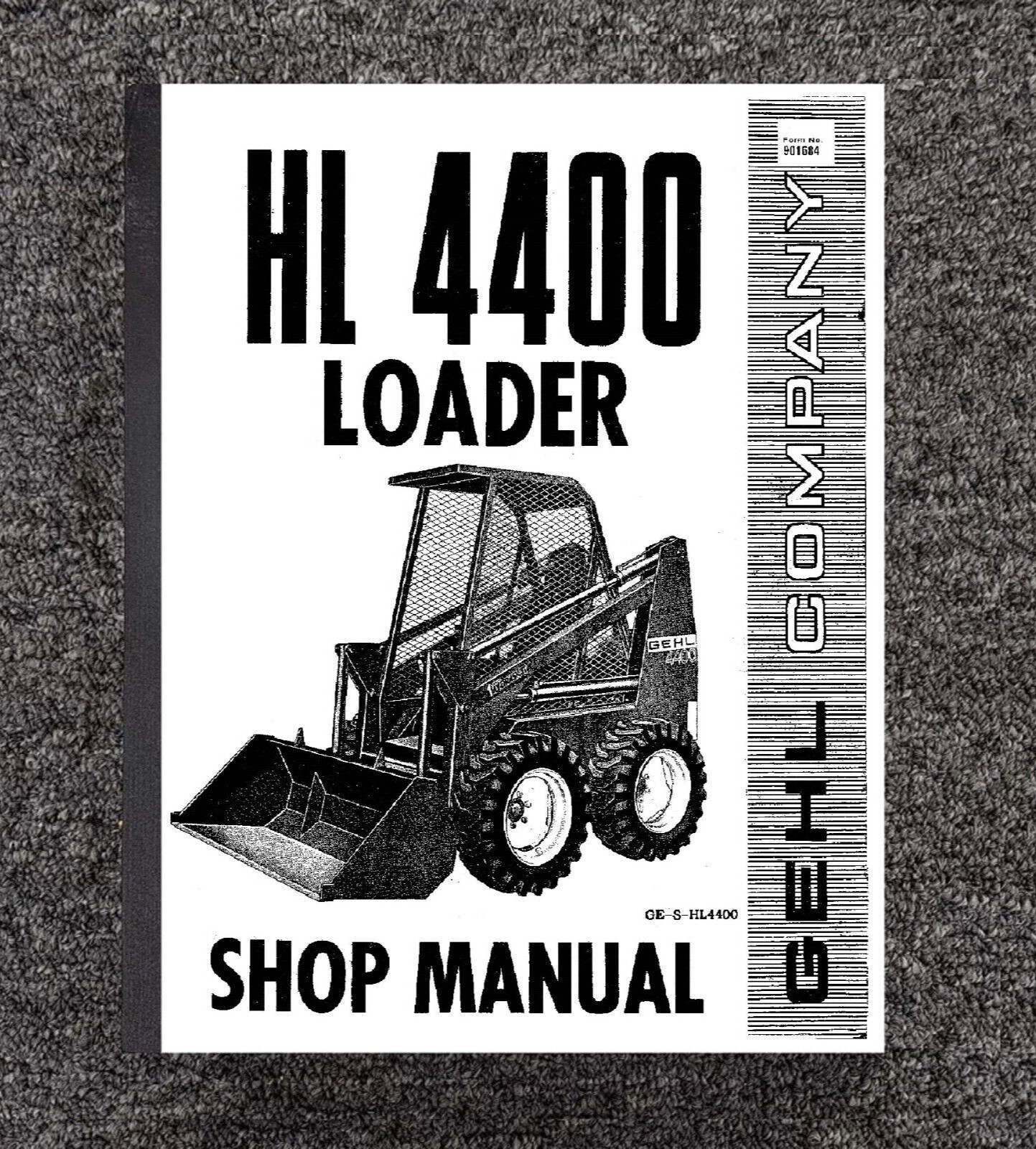 4400 Skid-Steer Loader Service Shop Repair Manual Fits Gehl HL 4400 901684