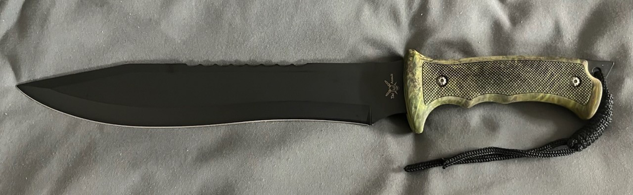 TAC ASSAULT TA-035CA/C Bowie Knife With Camo Handle