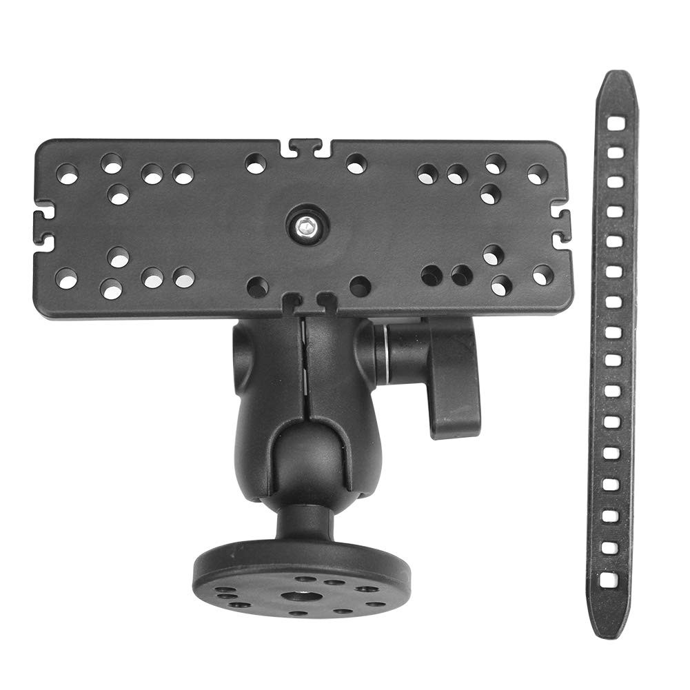 360 Rotate BallMount Fish Finder Universal Mount Plate Detector Bracket