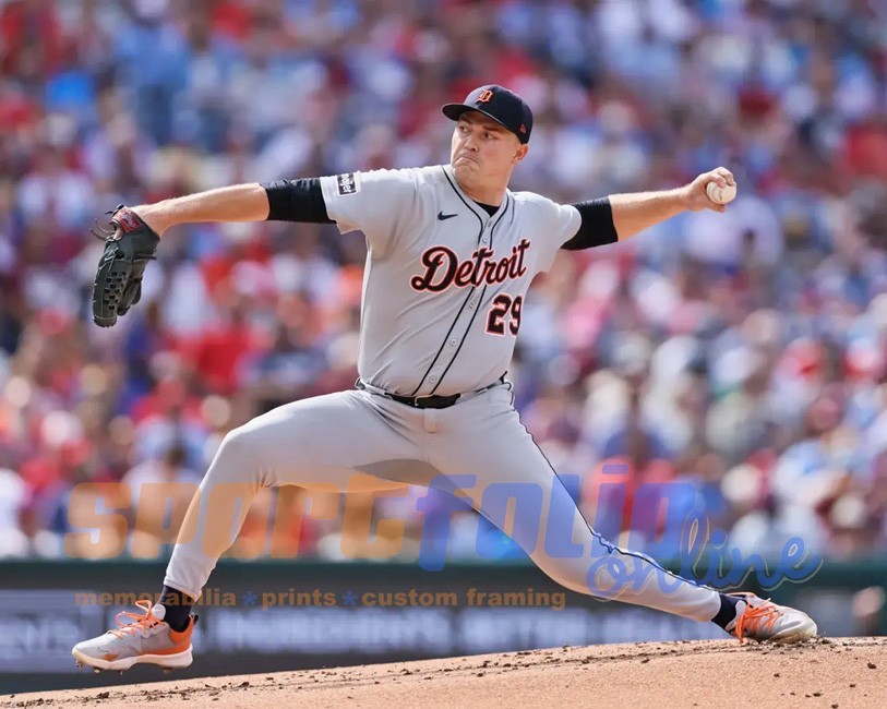 Detroit Tigers TARIK SKUBAL Glossy 8x10 Photo Baseball Print Poster