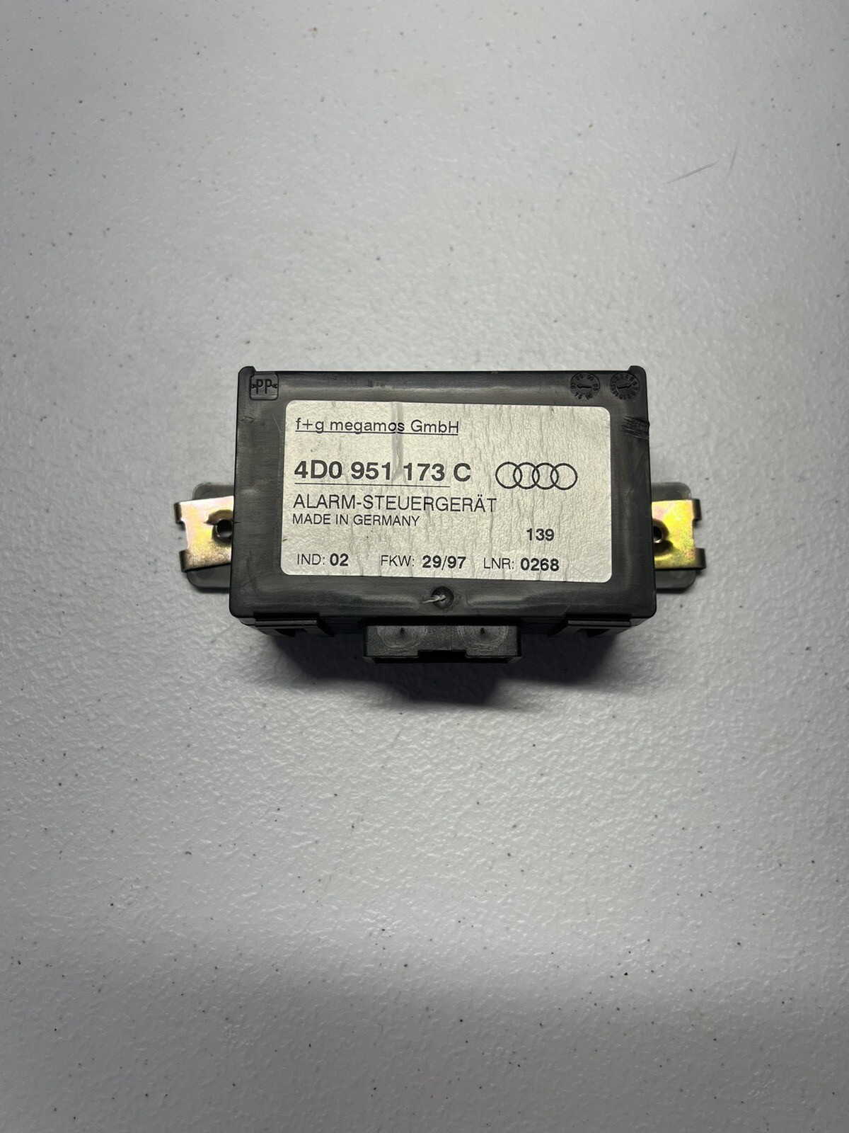 Alarm Module 96-99 Audi A4 A8 - Genuine - 4D0 951 173 C