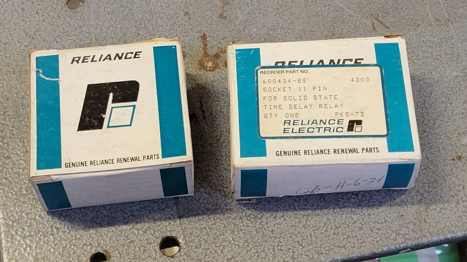 Reliance Electric 600434-BS Solid State Time Delay Relay Socket 11 Pin FREE SHIP