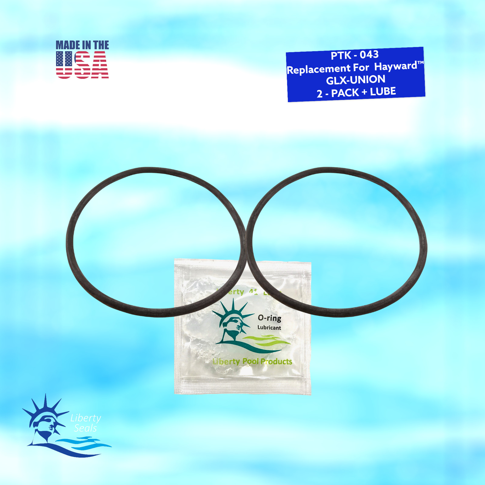 92200210 O-Ring PTK-043 From Pooltek USA (2-PACK) For Aquaflo FMCP, FMHP, Gecko
