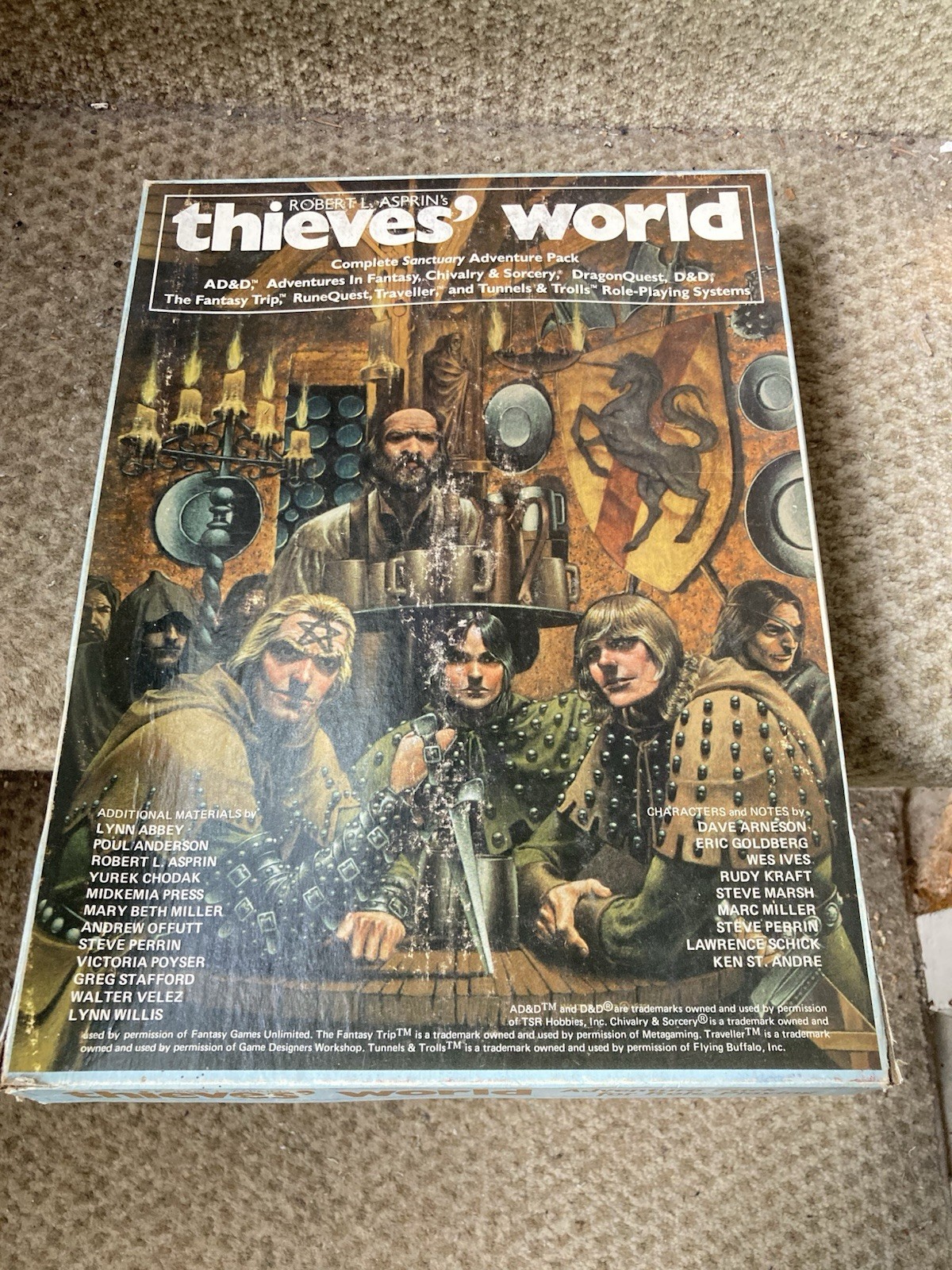 Chaosium Thieves' World Thieves' World (1st Ed) VG+/EX & 3 Fantasy Trip melee