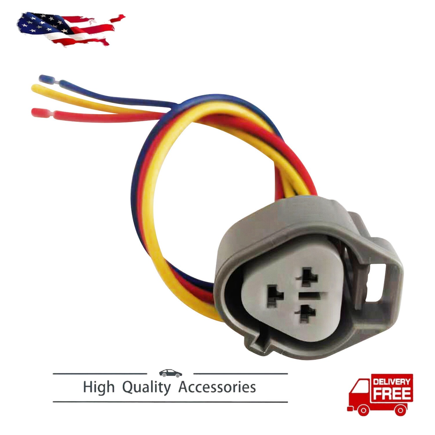 3-Way Front Turn Signal Light Connector Harness Plug For Nissan Altima 2012-2022