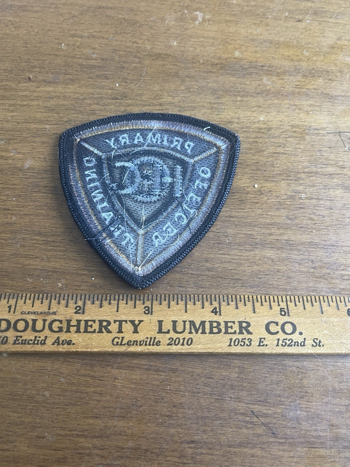 HARLEY DAVIDSON OWNERS GROUP HOG "PRIMARY OFFICER TRAINING" VEST PATCH 3”