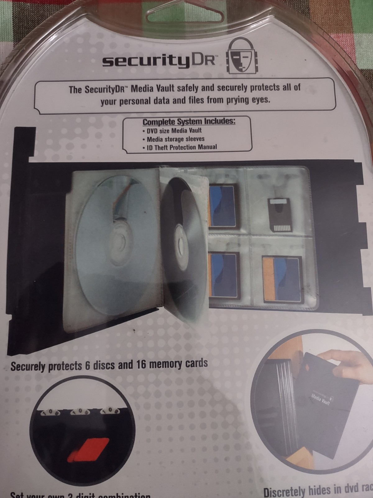 Security Dr. Media Vault Locking Case for Digital Media - New