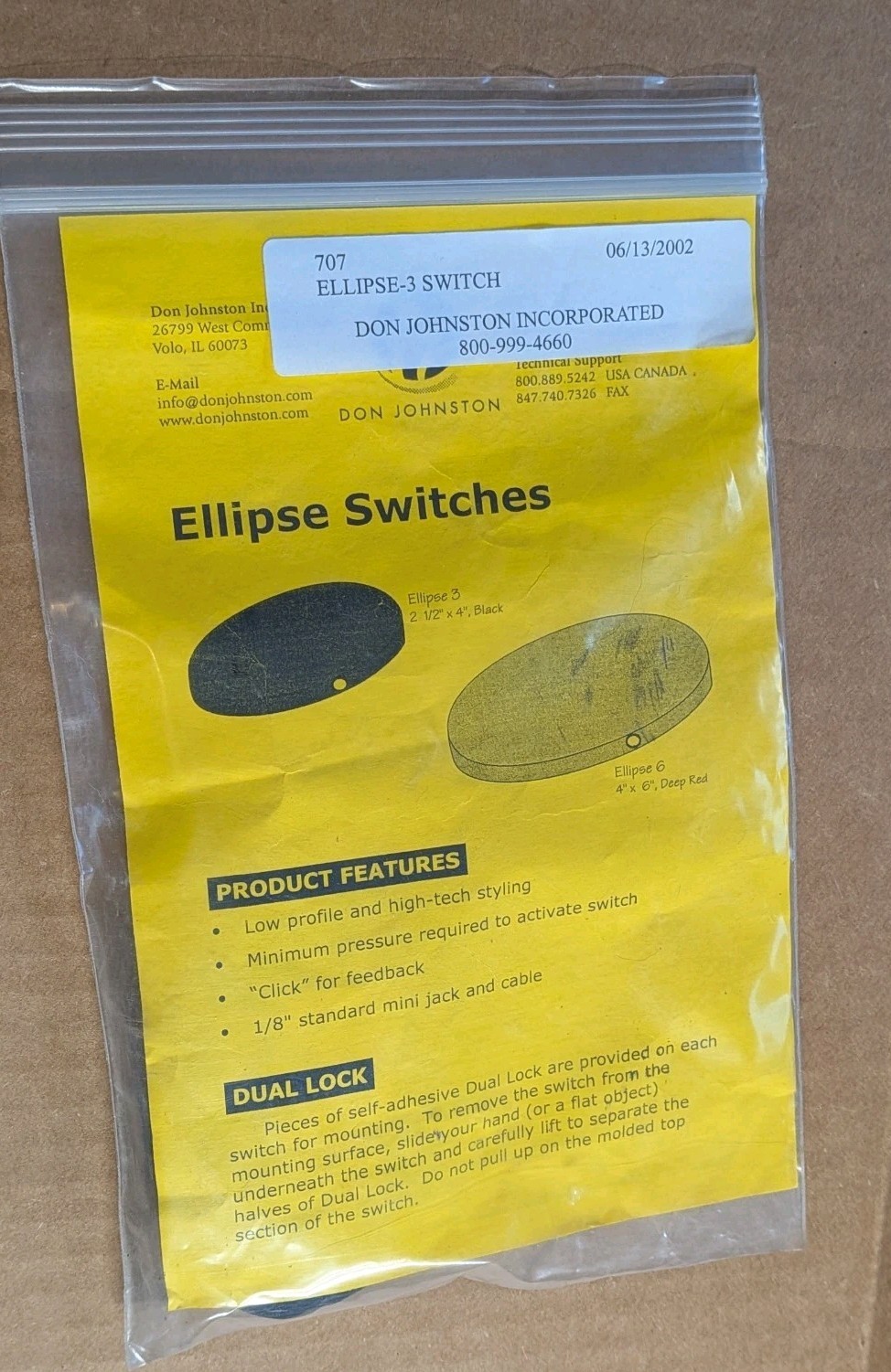 Don Johnston Ellipse 3 Switch for assistive technology ~ Vintage, but New