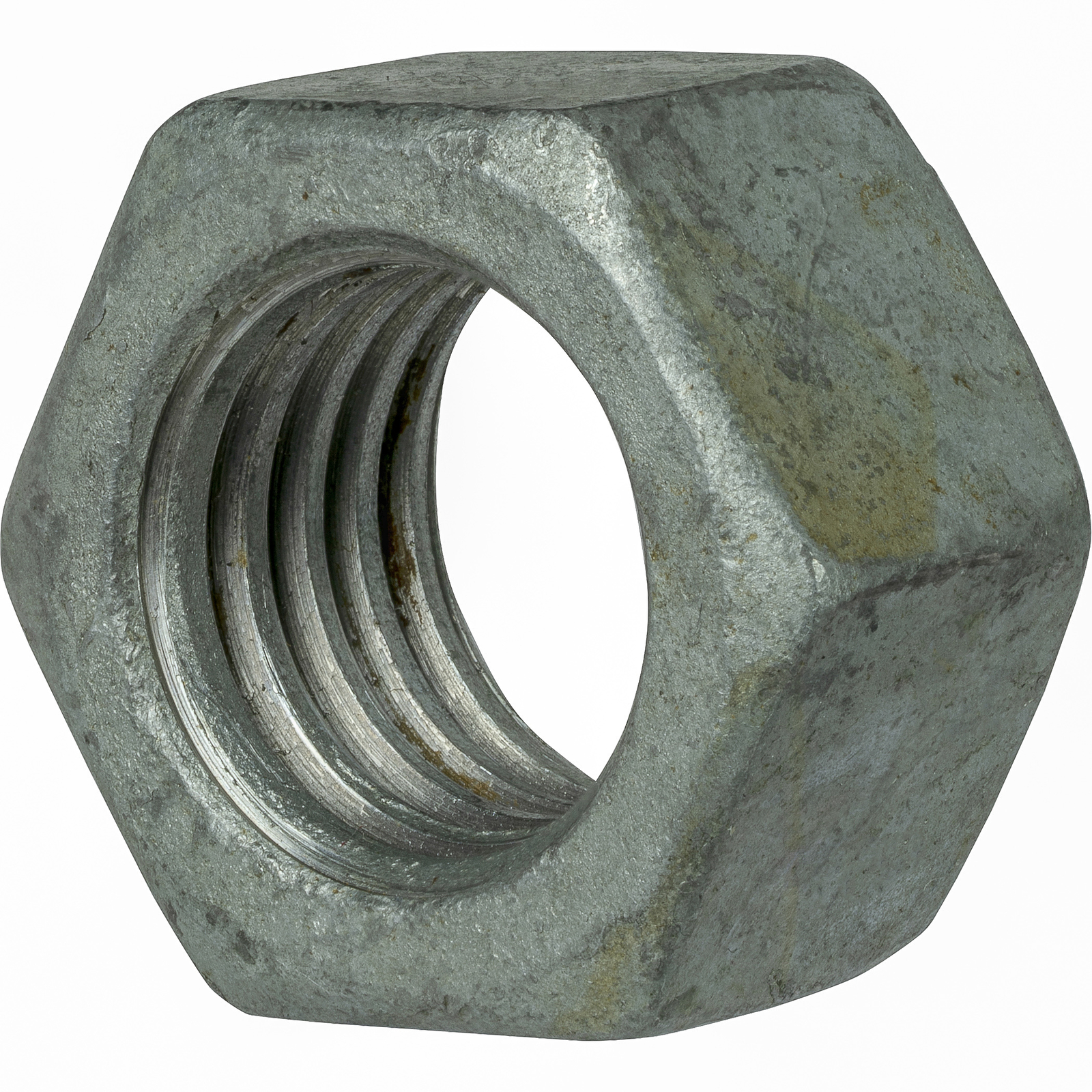 1/2"-13 Finished Hex Nuts Steel Grade 2 Hot Dipped Galvanized Finish Qty 25