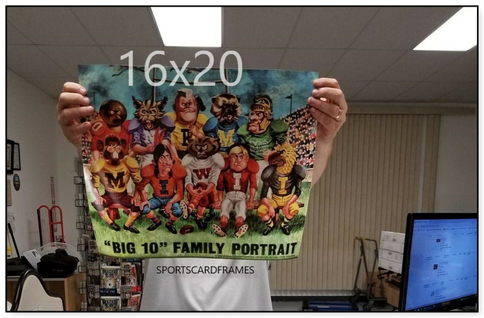 "BIG TEN" FAMILY PORTRAIT 1970 PRINT (comes in 4 sizes)