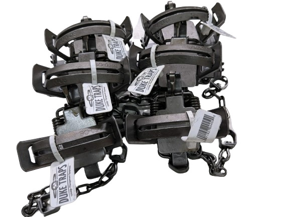6 Duke 450 Offset Jaw Trap 4 1/2" Skunk Fox Raccoon Trapping Nuisance 0450