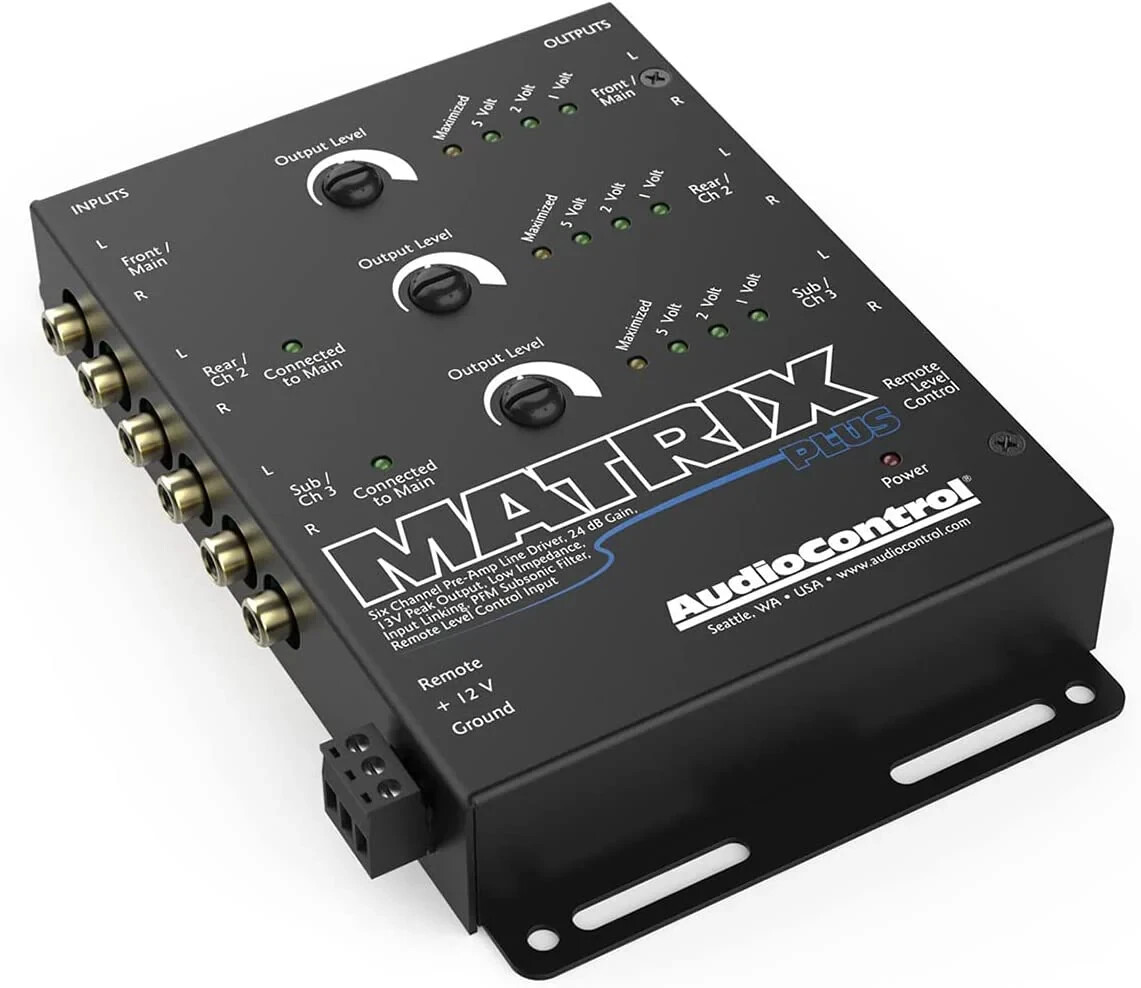 AUDIO CONTROL MATRIX PLUS / 6-CHANNEL LINE DRIVER W/ OPTIONAL LEVEL CONTROL
