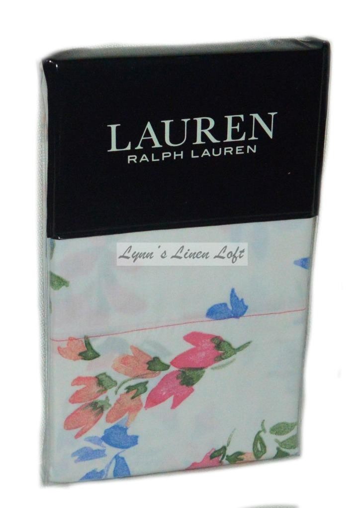 RALPH LAUREN Maggie Floral STANDARD PILLOWCASES SET NEW 1ST QUALITY $135