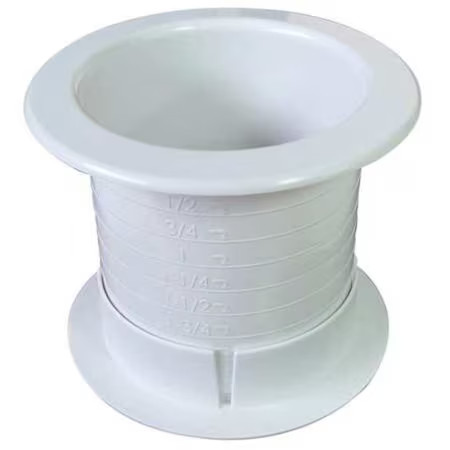Fastcap Dually 2.5 Single  Wh Dual Sided Grommet, Wht, 2.5In
