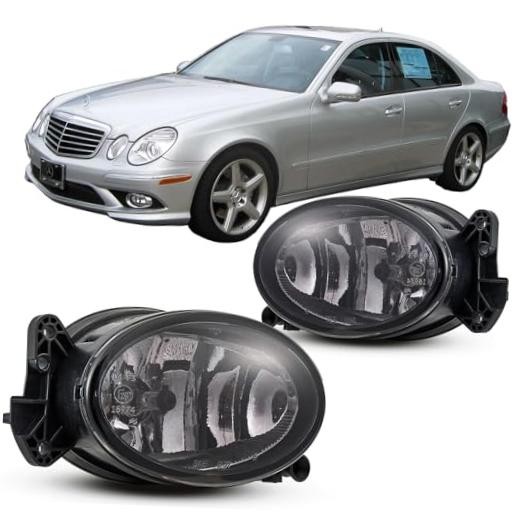 Fog Lights for 2006-2015 Mercedes-Benz C250 C350 CLS500 E320 E350 E550 Smoke
